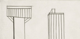 Louise Bourgeois. Plate 2 of 11, from the illustrated book, He Disappeared into Complete Silence, second edition. 1990; reprinted 1993