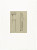 Louise Bourgeois. Plate 2 of 11, from the illustrated book, He Disappeared into Complete Silence, second edition. 1990; reprinted 1993