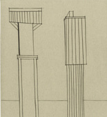 Louise Bourgeois. Plate 2 of 11, from the illustrated book, He Disappeared into Complete Silence, second edition. 1990; reprinted 1993