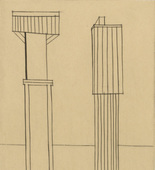 Louise Bourgeois. Plate 2 of 11, from the illustrated book, He Disappeared into Complete Silence, second edition. 1990; reprinted 1993