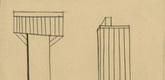 Louise Bourgeois. Plate 2 of 11, from the illustrated book, He Disappeared into Complete Silence, second edition. 1990; reprinted 1993
