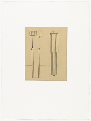 Louise Bourgeois. Plate 2 of 11, from the illustrated book, He Disappeared into Complete Silence, second edition. 1990; reprinted 1993