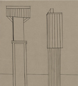 Louise Bourgeois. Plate 2 of 11, from the illustrated book, He Disappeared into Complete Silence, second edition. 1990; reprinted 1993