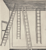 Louise Bourgeois. Plate 8 of 11, from the illustrated book, He Disappeared into Complete Silence, second edition. 1997-2003