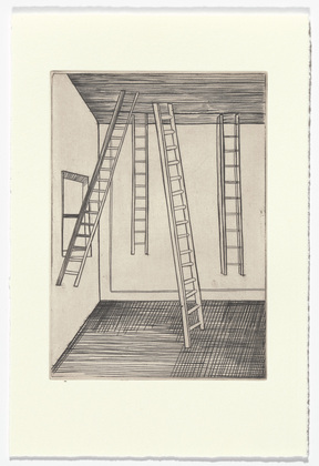Louise Bourgeois. Plate 8 of 11, from the illustrated book, He Disappeared into Complete Silence, second edition. 1997-2003