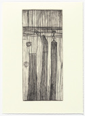 Louise Bourgeois. Plate 9 of 9, from the illustrated book, He Disappeared into Complete Silence, second edition. 1995