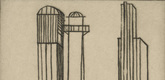 Louise Bourgeois. Plate 3 of 9, from the illustrated book, He Disappeared into Complete Silence. 1984