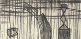 Louise Bourgeois. Plate 9 of 9, from the illustrated book, He Disappeared into Complete Silence, second edition. 1995