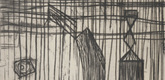 Louise Bourgeois. Plate 9 of 9, from the illustrated book, He Disappeared into Complete Silence, second edition. 1995