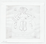 Louise Bourgeois. Untitled, plate 6 of 7, from the portfolio, Metamorfosis. 1997