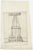 Louise Bourgeois. Plate 5 of 9, from the illustrated book, He Disappeared into Complete Silence. 1946-1947