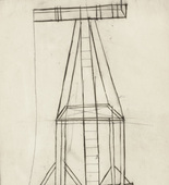 Louise Bourgeois. Plate 5 of 9, from the illustrated book, He Disappeared into Complete Silence. 1946-1947