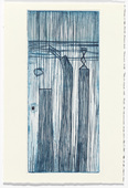 Louise Bourgeois. Plate 9 of 9, from the illustrated book, He Disappeared into Complete Silence, second edition. 1995-2003