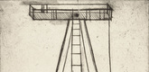 Louise Bourgeois. Plate 5 of 9, from the illustrated book, He Disappeared into Complete Silence. 1946-1947