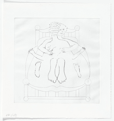 Louise Bourgeois. Untitled, plate 6 of 7, from the portfolio, Metamorfosis. 1997