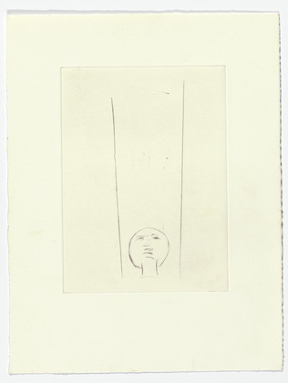 Louise Bourgeois. Untitled, plate 1 of 9, from the portfolio, The View from the Bottom of the Well. 1995