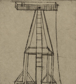 Louise Bourgeois. Plate 5 of 9, from the illustrated book, He Disappeared into Complete Silence. 1946-1947