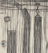 Louise Bourgeois. Plate 9 of 9, from the illustrated book, He Disappeared into Complete Silence, second edition. 1995-2003
