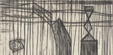 Louise Bourgeois. Plate 9 of 9, from the illustrated book, He Disappeared into Complete Silence, second edition. 1995-2003