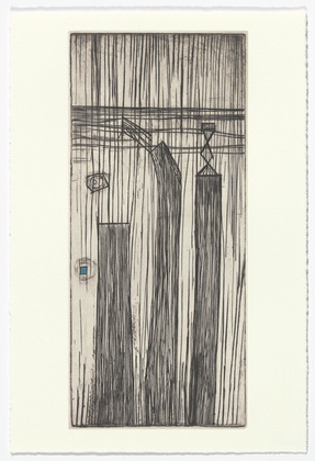 Louise Bourgeois. Plate 9 of 9, from the illustrated book, He Disappeared into Complete Silence, second edition. 1995-2003