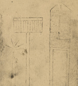 Louise Bourgeois. Plate 6 of 9, from the illustrated book, He Disappeared into Complete Silence. 1946-1947