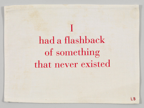 Louise Bourgeois. I Had a Flashback of Something that Never Existed. 2002