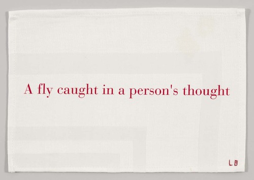 Louise Bourgeois. A Fly Caught in a Person's Thought. c. 2004