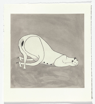 Louise Bourgeois. Untitled, plate 1 of 5, from the illustrated book, and plate 1 of 7, from the portfolio, Metamorfosis. 1997