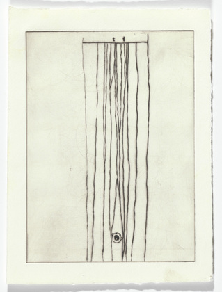Louise Bourgeois. Untitled, plate 2 of 9, from the portfolio, The View from the Bottom of the Well. 1996