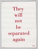 Louise Bourgeois. They Will Not Be Separated Again. c. 2004