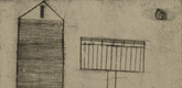 Louise Bourgeois. Plate 6 of 9, from the illustrated book, He Disappeared into Complete Silence. 1946-1947