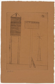 Louise Bourgeois. Plate 6 of 9, from the illustrated book, He Disappeared into Complete Silence. 1946-1947