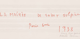 Louise Bourgeois. La Mairie de Saint Sulpice Paris. 2006