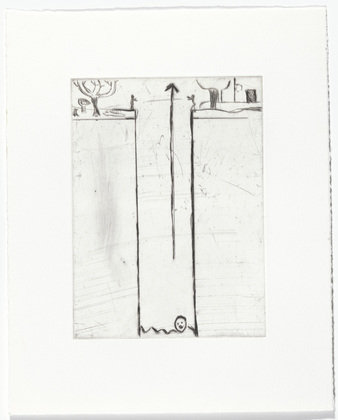 Louise Bourgeois. Untitled, plate 8 of 9, from the portfolio, The View from the Bottom of the Well. 1996