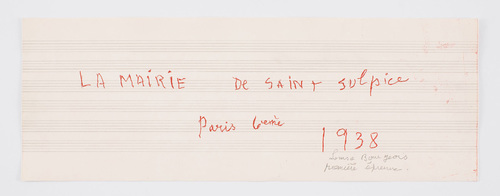 Louise Bourgeois. La Mairie de Saint Sulpice Paris. 2006