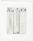 Louise Bourgeois. Untitled, plate 8 of 9, from the portfolio, The View from the Bottom of the Well. 1996