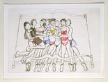 Louise Bourgeois. Eight in Bed. 1998