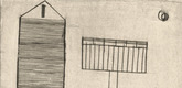Louise Bourgeois. Plate 6 of 9, from the illustrated book, He Disappeared into Complete Silence. 1946-1947