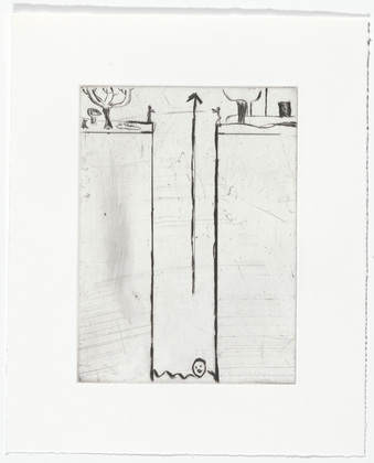 Louise Bourgeois. Untitled, plate 8 of 9, from the portfolio, The View from the Bottom of the Well. 1996