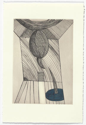 Louise Bourgeois. Untitled, plate 10 of 11, from the illustrated book, He Disappeared into Complete Silence, second edition. 1995-2003