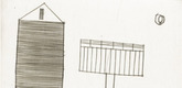 Louise Bourgeois. Plate 6 of 11, from the illustrated book, He Disappeared into Complete Silence, second edition. 1990