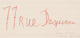 Louise Bourgeois. 77 Rue Daguerre. 2006
