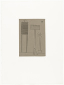 Louise Bourgeois. Plate 6 of 11, from the illustrated book, He Disappeared into Complete Silence, second edition. 1990