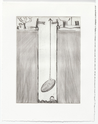 Louise Bourgeois. Untitled, plate 8 of 9, from the portfolio, The View from the Bottom of the Well. 1996