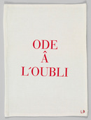 Louise Bourgeois. Ode &acirc; l'Oubli. 2002
