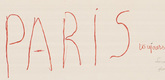 Louise Bourgeois. Paris Toujours Paris. 2006