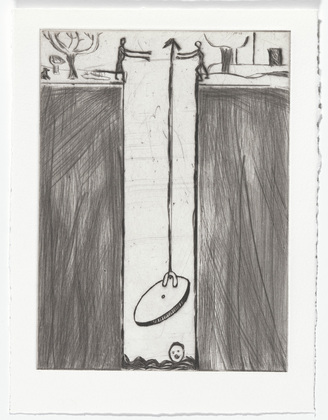 Louise Bourgeois. Untitled, plate 8 of 9, from the portfolio, The View from the Bottom of the Well. 1996