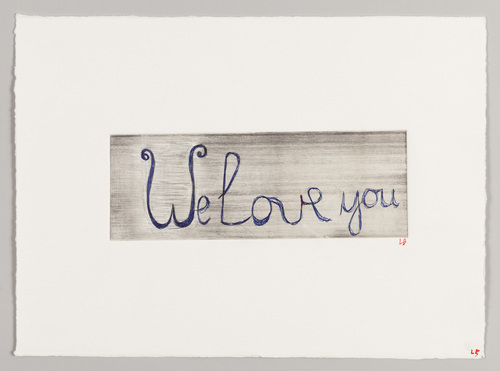 Louise Bourgeois. We Love You. 2000