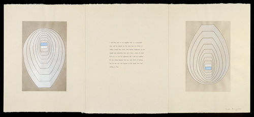 Louise Bourgeois. Untitled, no. 7 of 8, from the puritan: triptych set #4 of 12. 1990-1997