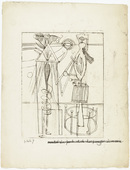 Louise Bourgeois. Plate 7 of 9, from the illustrated book, He Disappeared into Complete Silence. 1946-1947